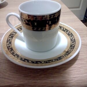 ESPRESSO CUPS AND SAUCERS